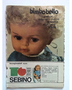 P74.001 Pubblicità Advertising BIMBOBELLO - BAMBOLA SEBINO * 1974 *