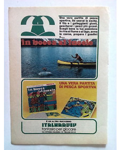 P76.004 Pubblicità Advertising IN BOCCA AL LUCCIO ITALHARVEY * 1976 *
