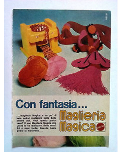 P76.007 Pubblicità Advertising MAGLIERIA MAGICA MATTEL * 1976 *