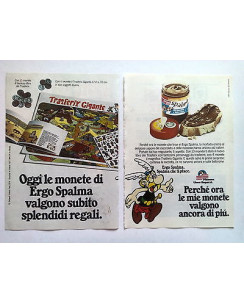 P78.007 Pubblicità Advertising PLASMON: ERGO SPALMA ASTERIX * 1978 * 2 PAGINE!