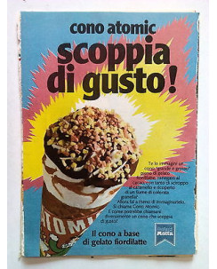 P78.011 Pubblicità Advertising MOTTA CONO ATOMIC - SCOPPIA DI GUSTO! * 1978 *