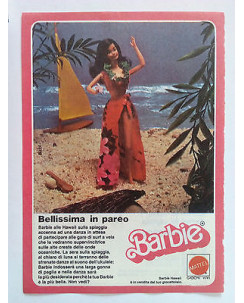 P78.016 Pubblicità Advertising BARBIE HAWAII BELLISSIMA IN PAREO * 1978 *