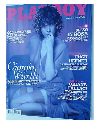 PLAYBOY   n.24  apr  2011    Giorgia Wurth-Marina Emanuela Saia-Bebe Buell FF14