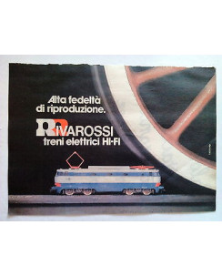 P80.012 Pubblicità Advertising RIVAROSSI TRENI ELETTRICI HI-FI * 1980 *