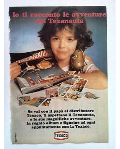 P80.021 Pubblicità Advertising TEXACO LE AVVENTURE DEL TEXANAUTA * 1980 *