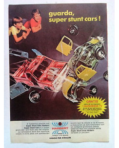 P80.027 Pubblicità Advertising HARBERT SUPER STUNT CARS! * 1980