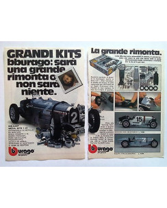 P81.004 Pubblicità Advertising BBURAGO! GRANDI KITS * 1981 * 2 PAGINE!