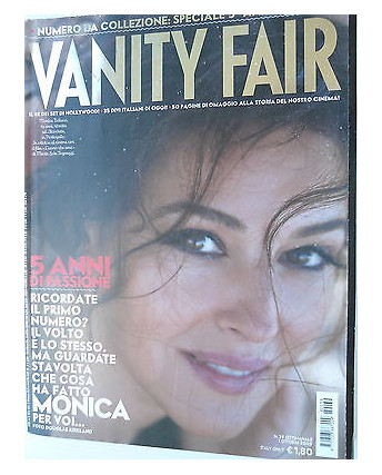 VANITY FAIR   n.39  1ott   2008   Monica Bellucci-Margherita Buy    [SR]