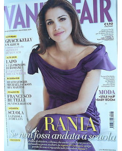 VANITY FAIR   n.43  28ott   2009  Rania-Grace Kelly-Lapo-Francesco Rutelli  [SR]