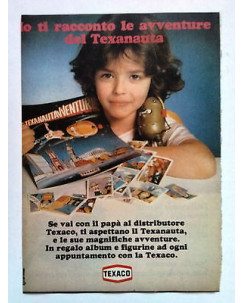 P81.032 Pubblicità Advertising TEXACO LE AVVENTURE DEL TEXANAUTA * 1981 *