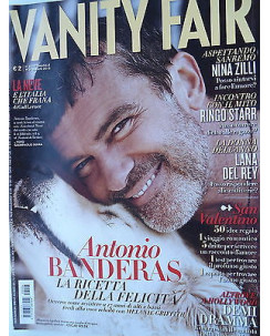 VANITY FAIR   n.6  15feb  2012  Antonio Banderas-Ringo Star-Nina Zilli    [SR]