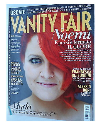 VANITY FAIR   n.8  29 febb  2012   Noemi-Francesca Rettondini-Alessio Boni  [SR]
