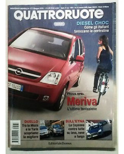 Quattroruote N. 571 Aprile 2003: Opel Meriva  Micra  Yaris  Cajenne