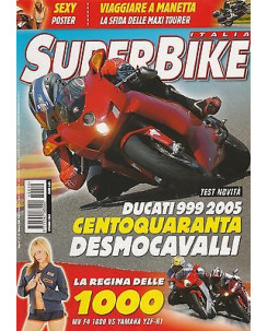 SUPERBIKE ITALIA N.10 Anno XI Ottobre 2004 Ducati 999 - Yamaha YZF R1