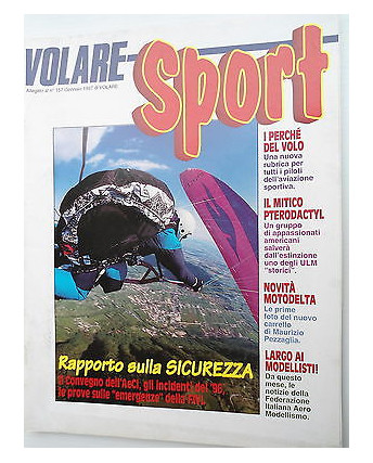 VOLARE n.157 gen 1997 Sport-Pterodactyl-Rondone     [SR]
