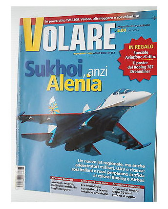 VOLARE n.263 nov  2005 Boeing-Airbus-MiG-Sukhoi   [SR]