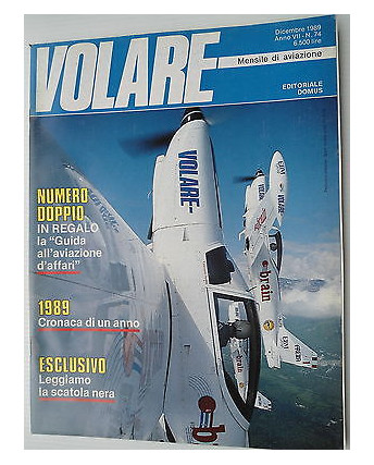 VOLARE n.74 dic  1989  Mooney 20ISE-AMI-AMX-F 104S    [SR]