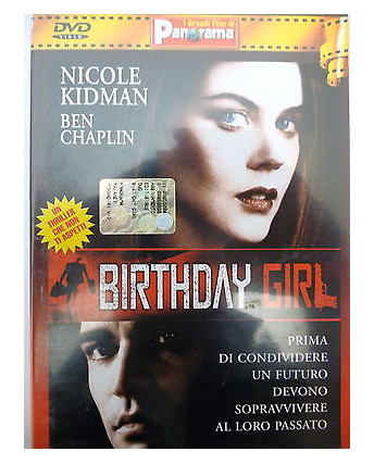 BIRTHDAY GIRL ( KIDMAN/CHAPLIN ) DVD 93m ca. I GRANDI FILM DI PANORAMA 2001