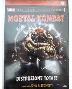 MORTAL KOMBAT ( DISTRUZIONE TOTALE ) DVD 95m ca. - CECCHI GORI EDITORIA 2002