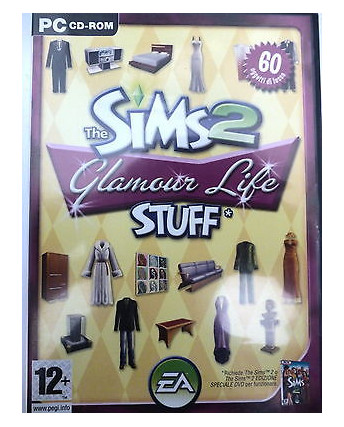 VIDEOGIOCO PER PC : THE SIMS 2 " GLAMOUR LIFE STUFF " - EA 2006 - 12+