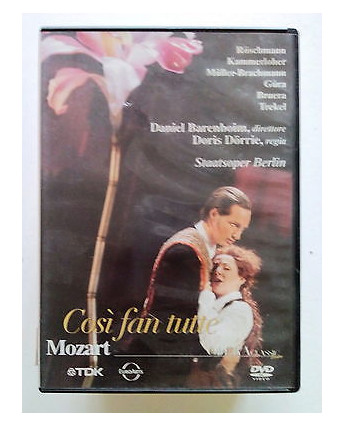 Mozart: Così Fan Tutte - Barenboim, Dorrie 2 DVD *Opera Classic Voice TDK* DVD01