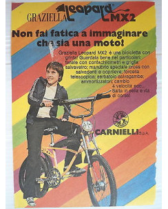 P.70.01 Pubblicita' Advertising Graziella Leopard bicicl.1970 Clipping fumetto