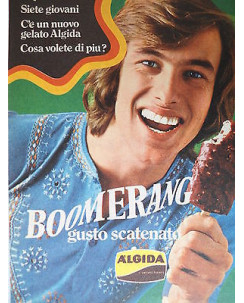 P.70.04  Pubblicita' Advertising Algida Boomerang gelato  1970 Clipping fumetto