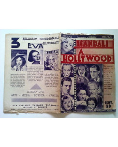 Scandali a Hollywood - Greta Garbo, M. Dietrich* Suppl. Excelsior febb. 1934 FC