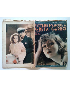Lettere d'Amore a Greta Garbo raccolte da McCorny * Suppl. Excelsior dic 1933 FC