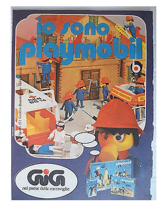 P.70.24  Pubblicita' Advertising Playmobil Gig 1970 Clipping fumetto