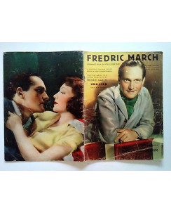 Fredric March Romanzo della Vita e Film * Suppl Cinema Illustrazione ott 1934 FC
