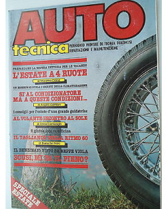 AUTO tecnica   n.1 lug/ago  1982 Ritmo 60-Ciao PX-Motori 4 tempi   [SR]