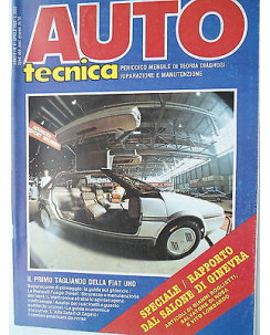 AUTO tecnica n.4 apr  1983 Fiat Uno-Alfa Zeta-Renault Fuego Diesel     [SR]