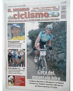 Il Mondo del Ciclismo n10del 6mar 2003 Absalon-Stropparo-Museeuw   [SR]