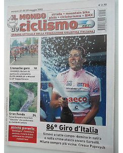 Il Mondo del Ciclismo n22del 29mag 2003  Simoni-Belletti-Gimondi-Popovich  [SR]