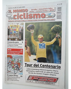 Il Mondo del Ciclismo n31del 31lug  2003 Armstrong-Ullrich-Vinokourov  [SR]