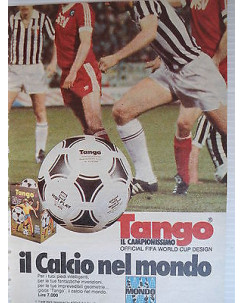 P.80.02 Pubblicita' Advertising  Mondo Pallone Tango FIFA 1980 Clipping fumetto
