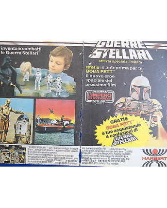 P.80.04  Pubblicita' Advertising Harbert Guerre Stellari 1980 Clipping fumetto