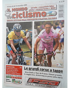 Il Mondo del Ciclismo n46del 13nov 2003  Armstrong-Simoni-Franzoi   [SR]