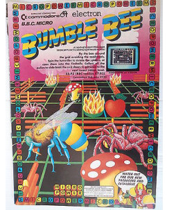 P.80.04 Pubblicita' Advertising Bumble bee C64-B.B.C.Micro  1980 Clipping Riv.Pc