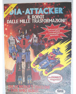P.80.09  Pubblicita' Advertising Gig Dia Attacker Robot 1980 Clipping fumetto