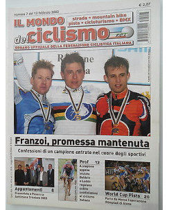 Il Mondo del Ciclismo n7del 13feb 2003 Franzoi-Stopparo-Commesso   [SR]