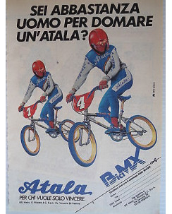 P.80.11  Pubblicita' Advertising Atala BiciMx 1980 Clipping fumetto