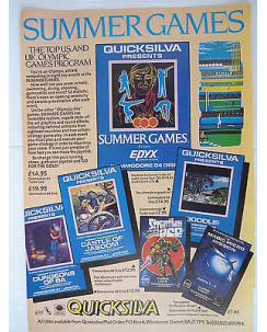 P.80.11 Pubblicita' Advertising Summer Games-Dungeons of Ba  1980 Clipping R.Pc