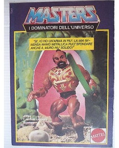 P.80.12 Pubblicita' Advertising Mattel Masters Jitsu 1980 Clipping fumetto