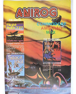 P.80.13 Pubblicita' Advertising Anirog-Space Pilot C64,MSX 1980 Clipping Riv.Pc