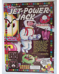 P.80.19 Pubblicita' Advertising Jet-Power Jack C64-Electron 1980 Clipping Riv.Pc