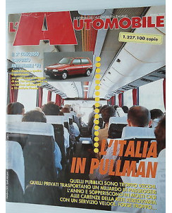 L'Automobile  n.505 giu  1992 Alfa Romeo 155 Q4-Viaggiare in pullman    [SR]
