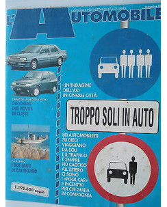 L'Automobile  n.507 sett  1992   Lancia Thema- Autobianchi Y10-Fiat Tempra  [SR]