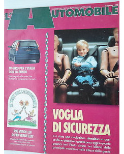 L'Automobile  n.518 set 1993  Fiat Punto-Seat Ibiza-Spider Triumph TR2    [SR]